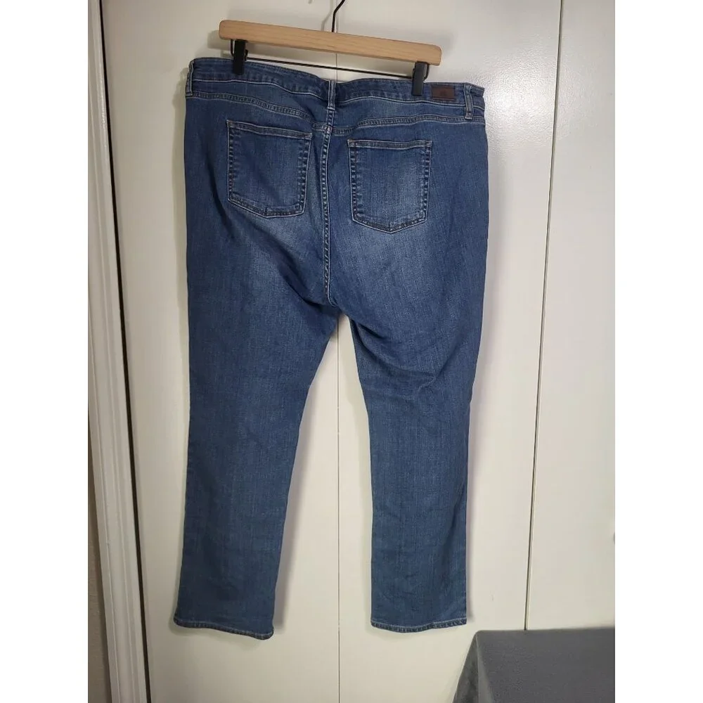 LAUREN RALPH LAUREN Women's SZ 16W Premier Straight Denim Jeans Classic - Picture 2 of 10